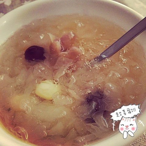 最愛的四寶銀耳湯❤️😋