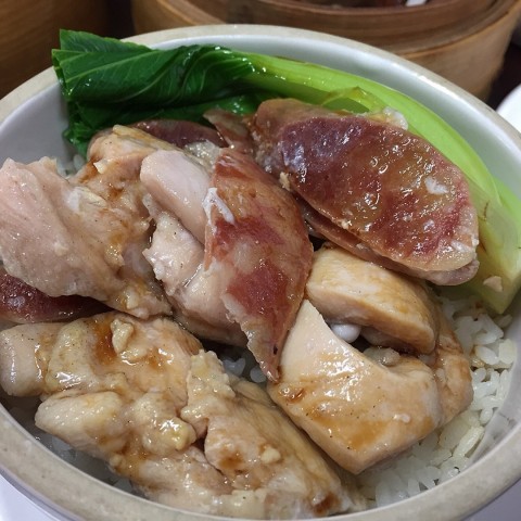 腊味蒸鸡饭