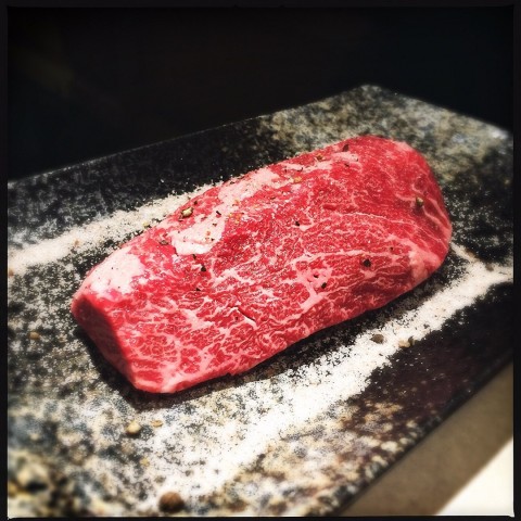 澳洲和牛贝身肉佐红酒风味盐之花